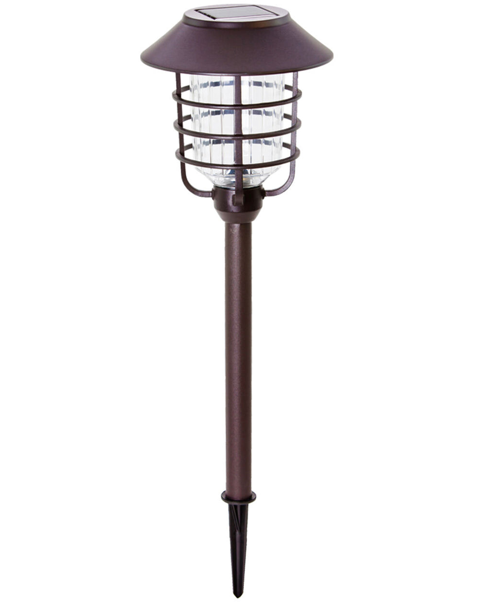 Lighteme Solar LED Pathway Lights - Oil-rubbed Bronze 4 Pack