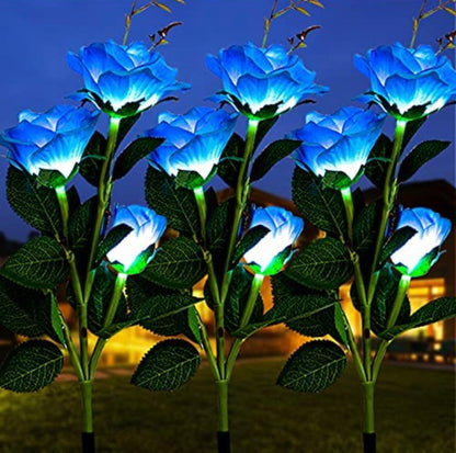 Lighteme Solar LED Rose Flower Light (2 Pack)