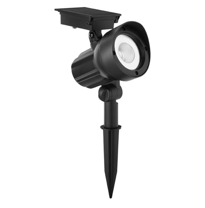 (5-Pack) Lighteme 50 Lumen Solar Outdoor Landscape Spot Light, Black