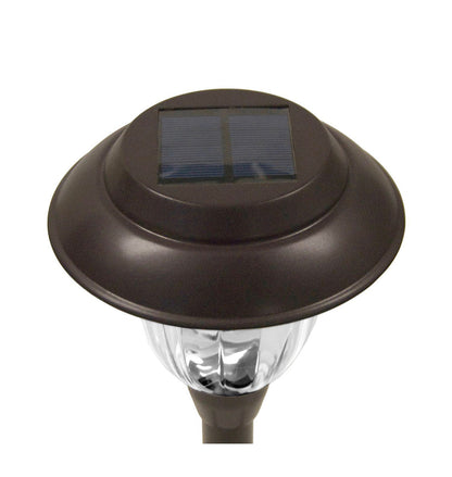 Lighteme High-End Solar-LED-Wegeleuchten aus Glas und Edelstahl (10er-Pack)