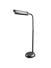 Lighteme 8X10 – Stehlampe mit ganzseitiger Vergrößerung – Freihändige Lupe mit hellem LED-Licht zum Lesen – Flexibler Schwanenhals hält die Position 