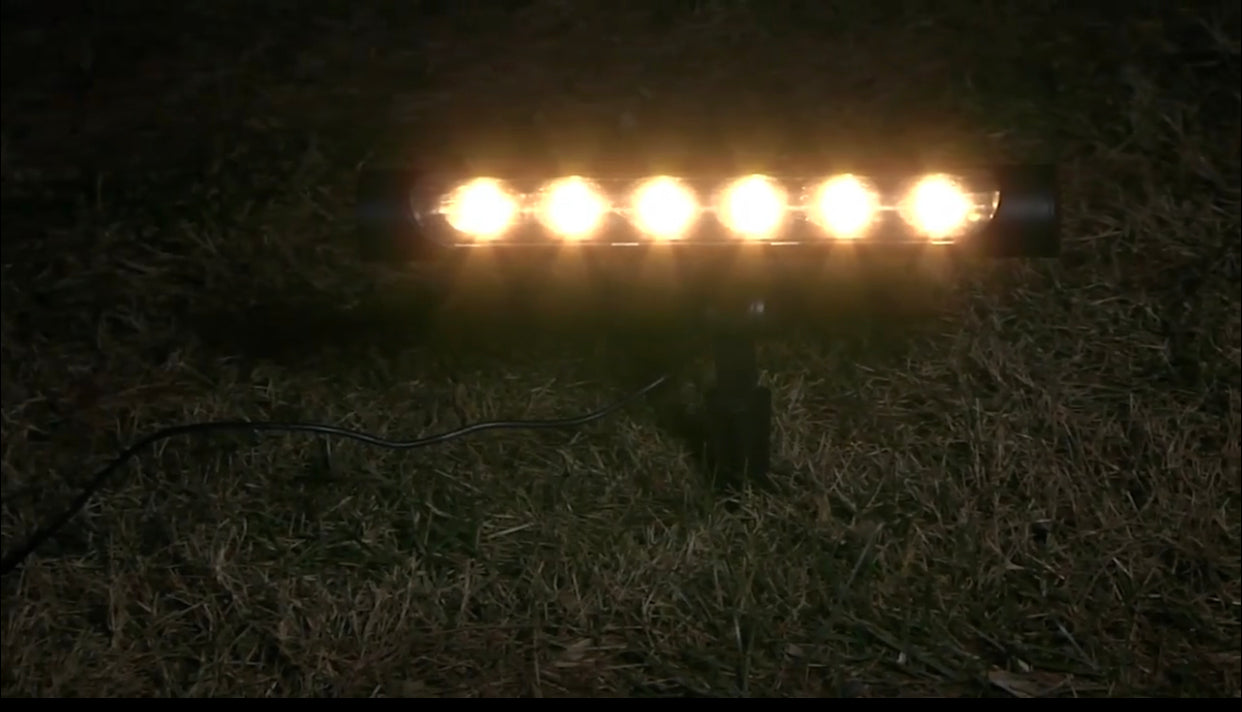 Lighteme Set of 2 65 Lumen Solar Light Bar w/ Remote Panel