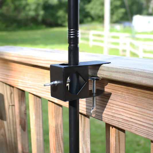 Lighteme Deck Torch Clamp,For Pathway Lights -2 Pack [Aluminum]