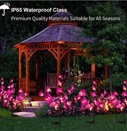 Lighteme 2 Pack Solar Orchid Flower Lights -40 Flowers