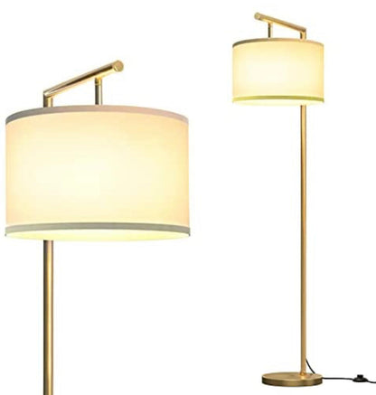 Lighteme Modern Floor Lamp, Classic Standing Lamp Reading Standing Light for Bedroom Living Room with LED Bulb