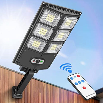 Lighteme 150W Solar Lights, 3 Modes Led Solar Wall Light Motion Sensor with Remote Control, 8000LM