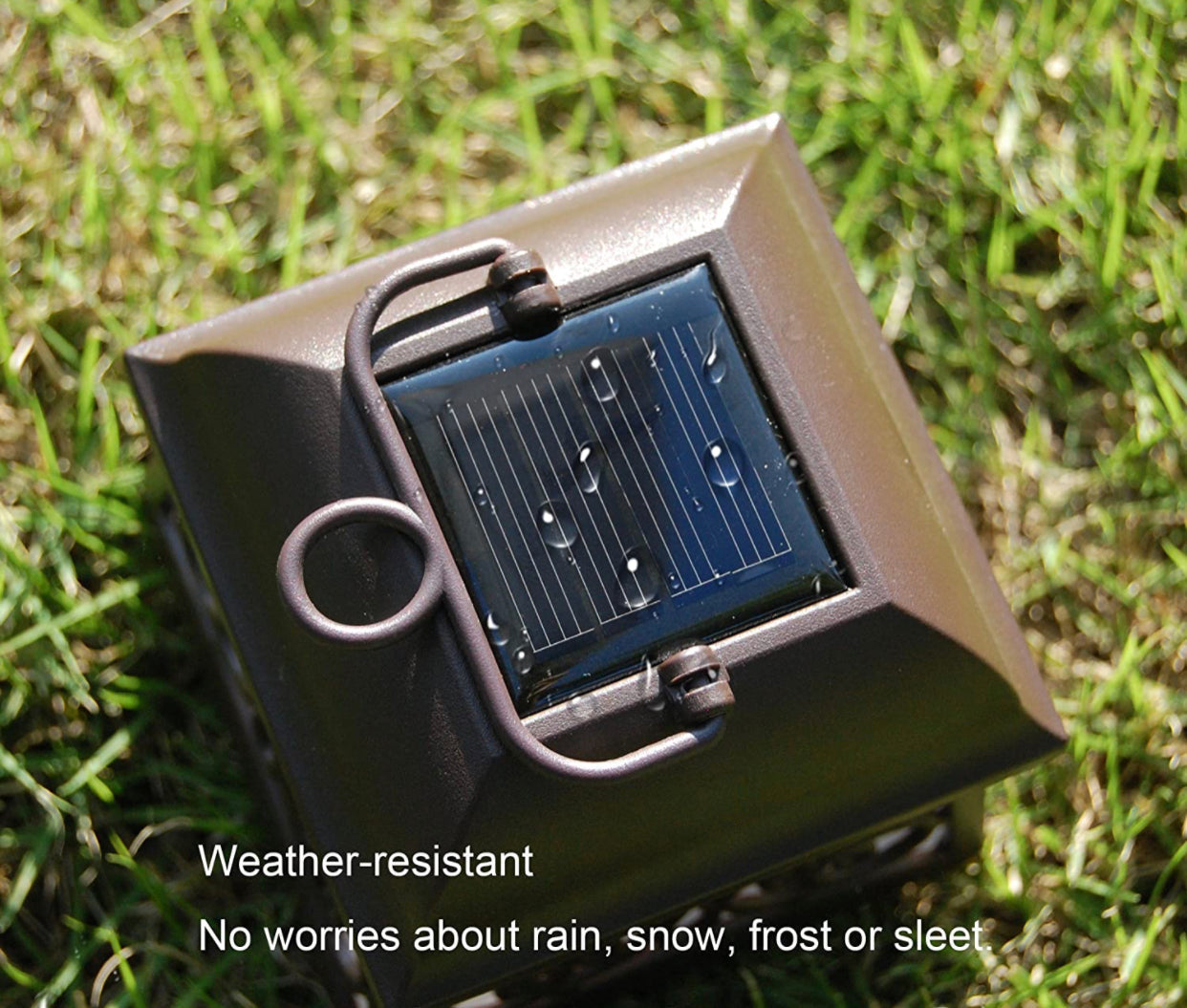 Lighteme 22 Inch Hanging Solar Lights Multipurpose Shepherd Hook 4-Pack