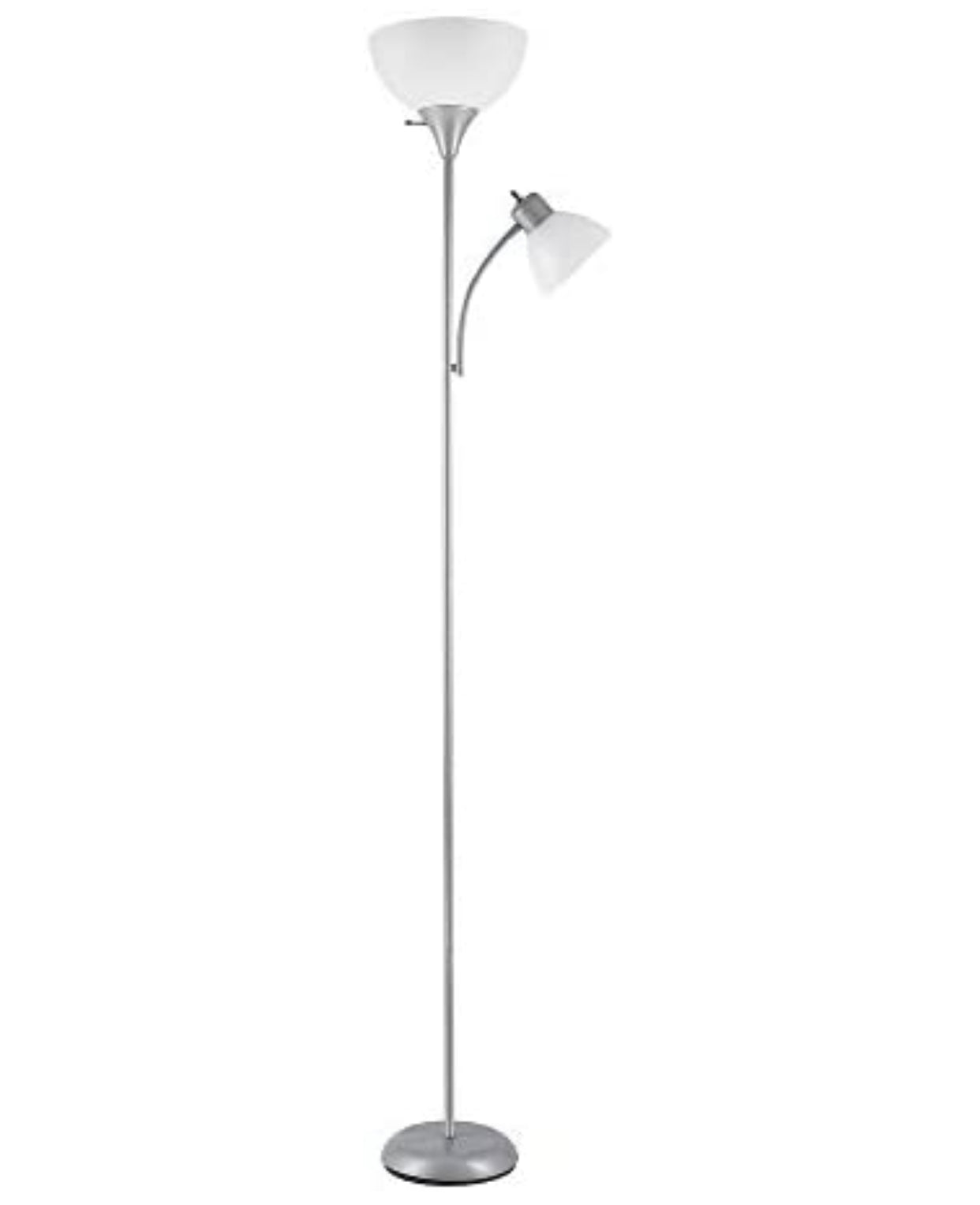 Lighteme – High Brightness Torchiere Floor Lamp with 2 Reading Lights  Lamps with Efficient LED