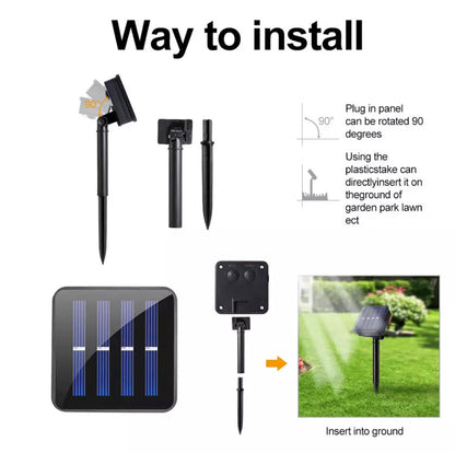 Lighteme 27Ft Solar Lamp Lantern Led Solar Garden Light Garland -10 Bulbs