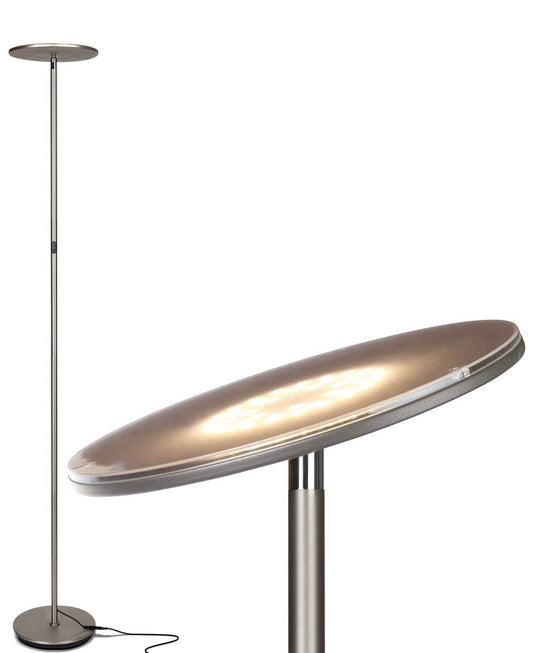 Lampe torche LED Sky Moon Lighteme ultra lumineuse sur pied – Éclairage puissant pour salons et bureaux – Intensité variable