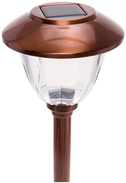Lighteme High-End Solar-LED-Wegeleuchten aus Glas und Edelstahl (10er-Pack)