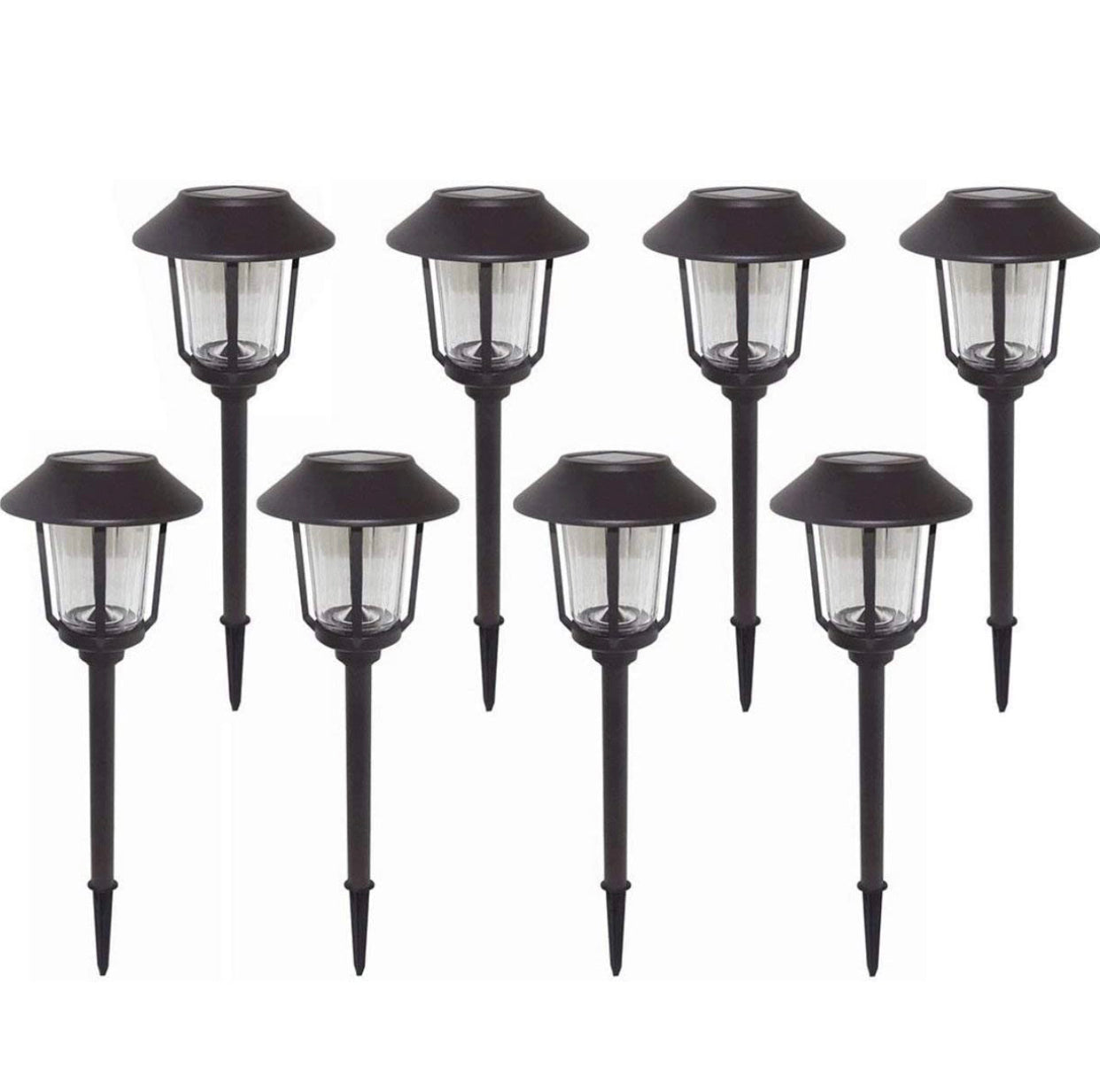 Lighteme Solar LED Large Pathway Lights 10 Lumen  - 6 Pack