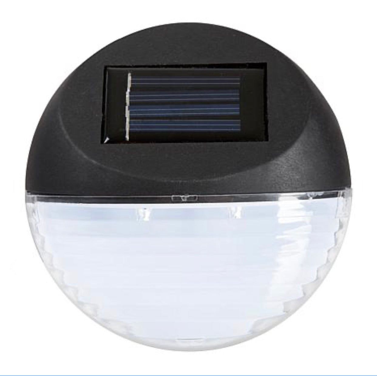 Lighteme Black  Deck Solar Lights Powered  LED  Utility Light 4 Pack