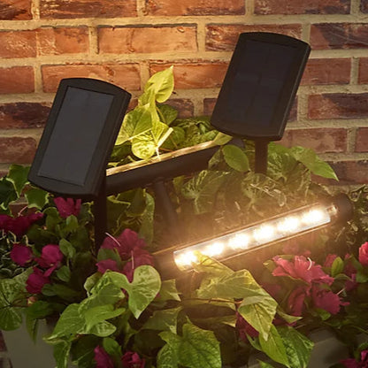 Lighteme Set of 2 65 Lumen Solar Light Bar w/ Remote Panel