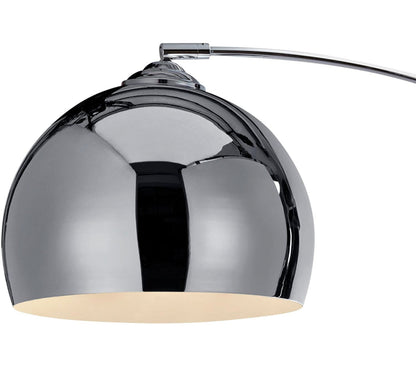 Lighteme Arc-Stehlampe für über der Couch mit kugelförmigem Lampenschirm, passt zu Ihrer Wohnzimmereinrichtung – hohes Stehlicht (4 Farben)