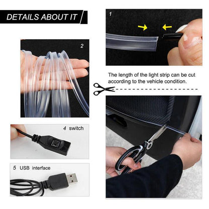 Mehrfarbige Auto-Lichtstreifen von Lighteme 