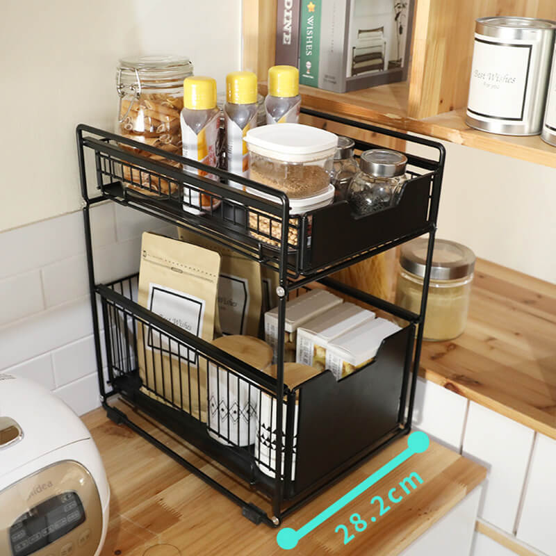 Étagère de rangement en fer pour cuisine Lighteme