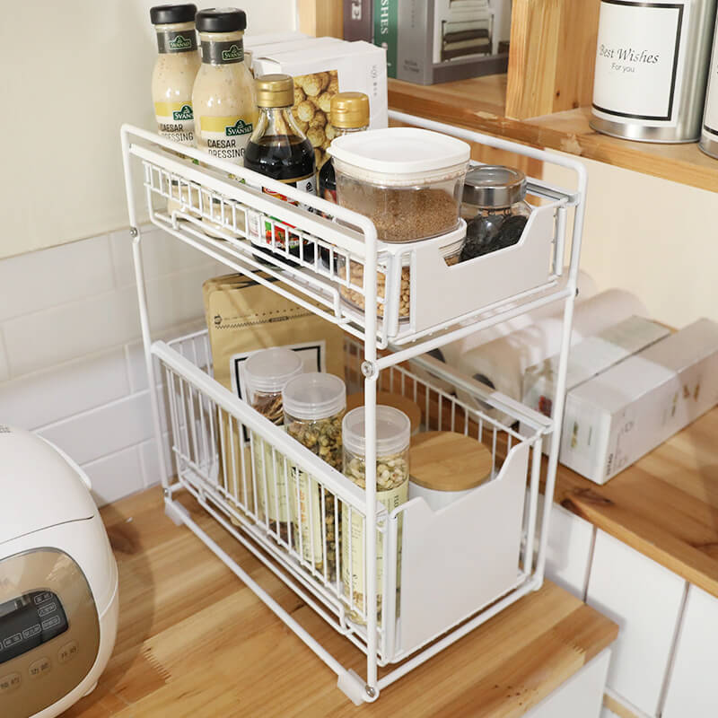 Étagère de rangement en fer pour cuisine Lighteme