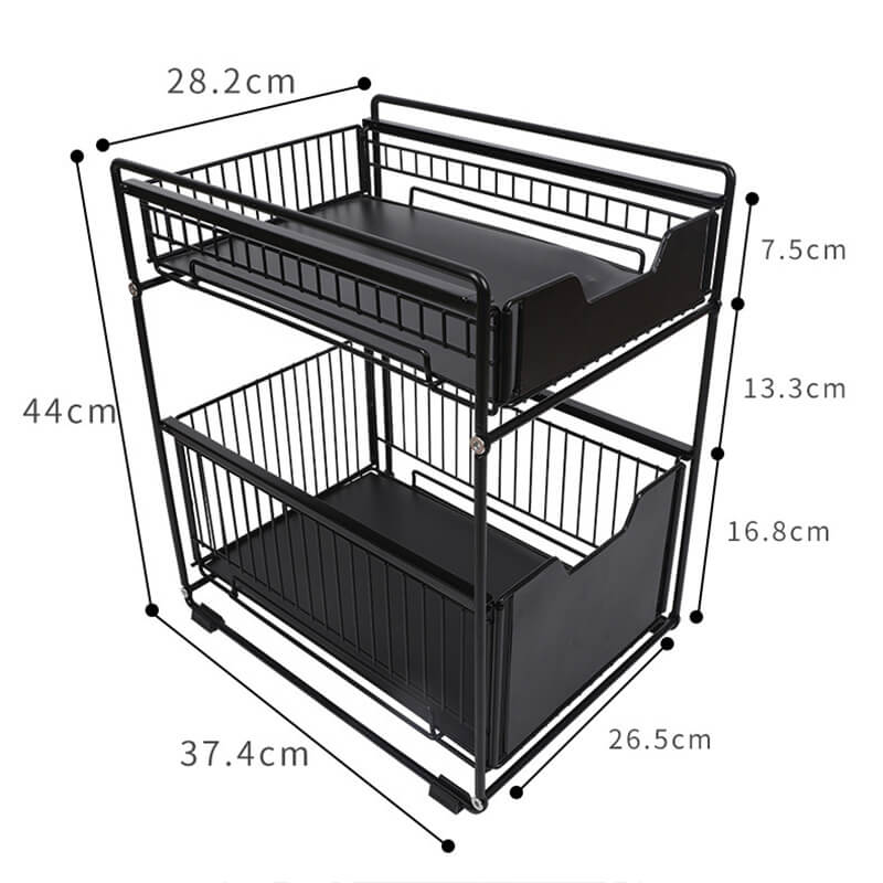 Étagère de rangement en fer pour cuisine Lighteme