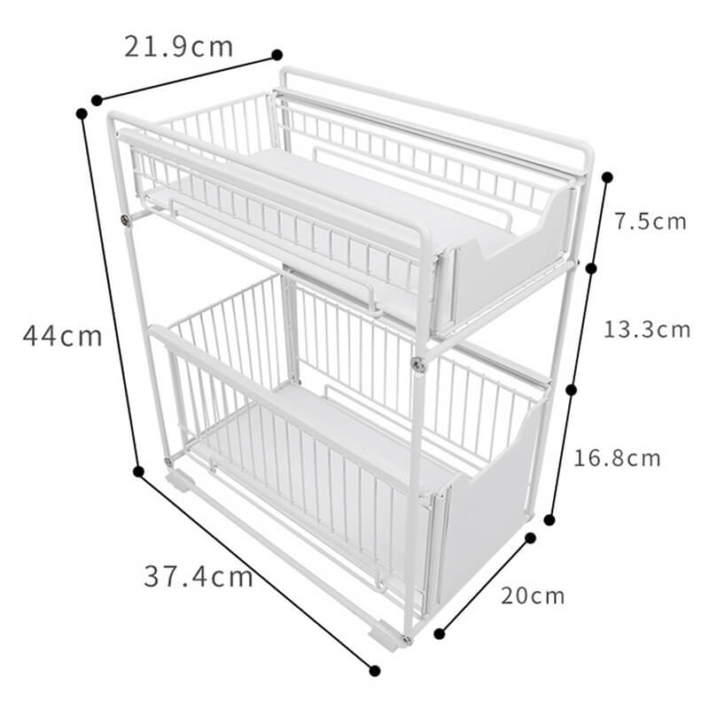 Étagère de rangement en fer pour cuisine Lighteme