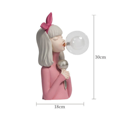 Lighteme Bubble blowing girl lamp - The cutest lighting idea there is!