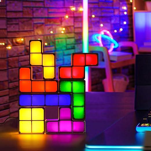 Lampe d'ambiance rétro Tetris de Lighteme 