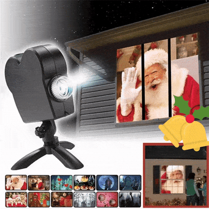 Lighteme Weihnachtsprojektor | Die originellste Dekoration in 5 Minuten | Inkl. Leinwand 