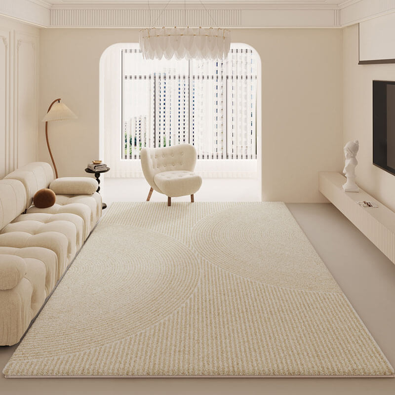 Tapis en peluche minimaliste Lighteme