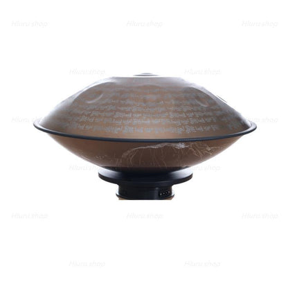 MiSoundofNature Custom Sanskrit F3 22 Inch 14(12+2) Notes Stainless Steel / Nitride Steel Handpan Drum