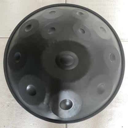 MiSoundofNature Custom Handpan Drum 22 Inch 14(12+2) Notes F3 Nitrided Steel Percussion Instrument