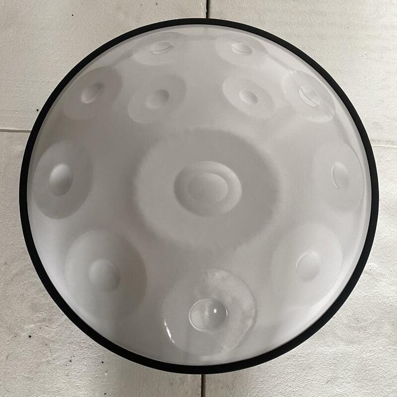 Lighteme Maßgeschneiderte Handpan 22 Zoll 14(12+2) Noten F3 Standardversion Edelstahl-Schlaginstrument