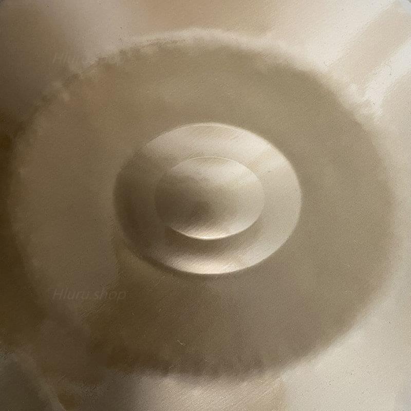 Lighteme Maßgeschneiderte Handpan 22 Zoll 14(12+2) Noten F3 Standardversion Edelstahl-Schlaginstrument
