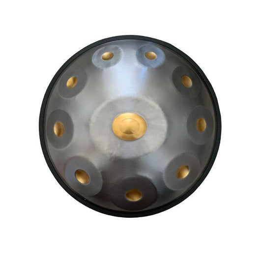King Custom Skala F3/F#3 Akepygnox 22 Zoll 10/11 Noten Edelstahl/Nitridstahl Handpan Instrument