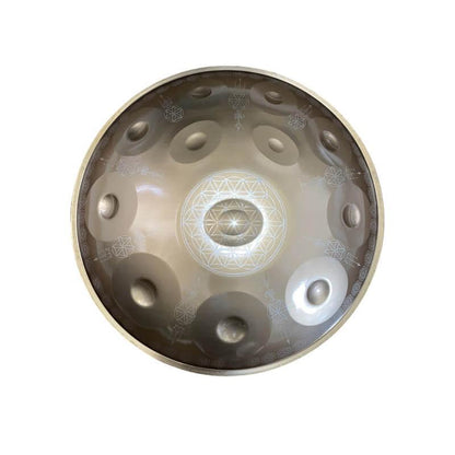 Life of Flower Custom Handmade F3 22 pouces 14(12+2) Notes en acier inoxydable en Handpan Instrument