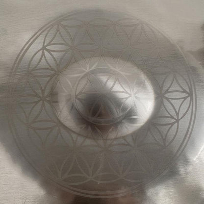 Life of Flower Custom Handmade F3 22 pouces 14(12+2) Notes en acier inoxydable en Handpan Instrument