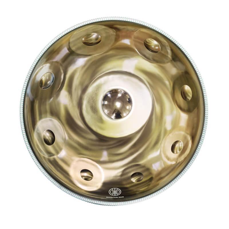 Mountain Rain Custom 22 Inch F3 Dorian Scale Stainless Steel Handpan Drum Percussion Instrument