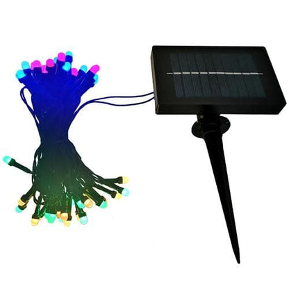 Lighteme Multi-Color LED Solar Christmas Light String