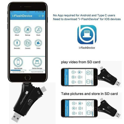 Clé USB Lighteme 4 en 1