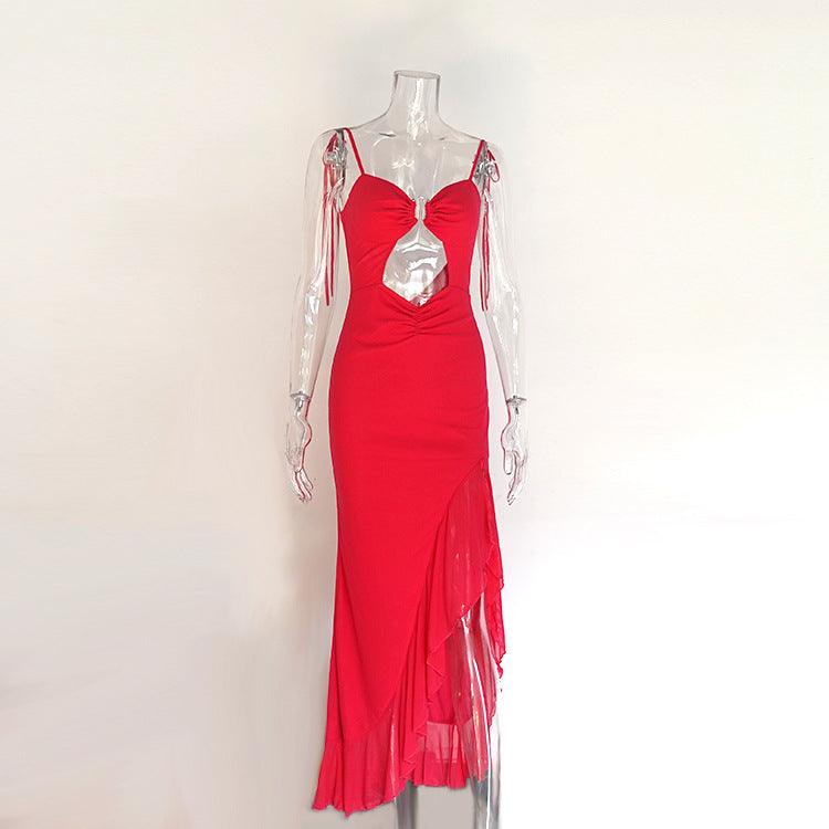 Sexy rückenfreies Kleid mit Schnürung von Lighteme