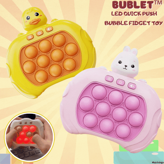 Lighteme LED Quick Push Bubble Fidget Toy ACHETEZ-EN 1 OBTENEZ-EN 1 GRATUIT (2 PIÈCES)