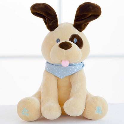 Lighteme Peek-a-Boo Animated Talking & Singing Puppy Dog Plush Toy [Limited Edition]