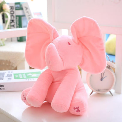 Lighteme Peek-a-Boo Animated Talking & Singing Elephant Plush Toy