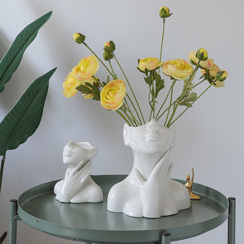 Lighteme Portrait Art Ceramic Vases
