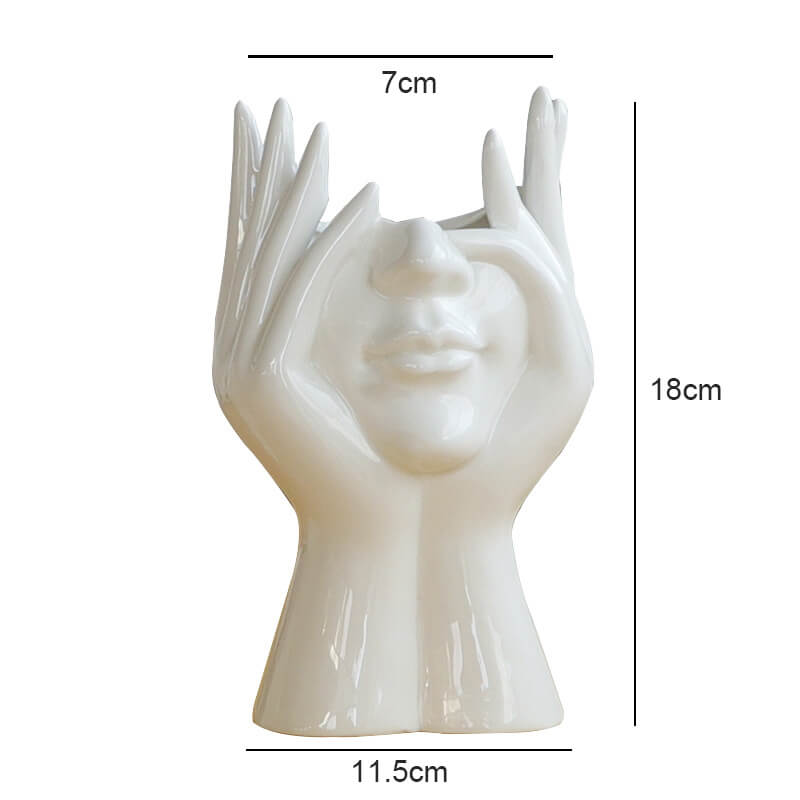 Lighteme Portrait Art Ceramic Vases