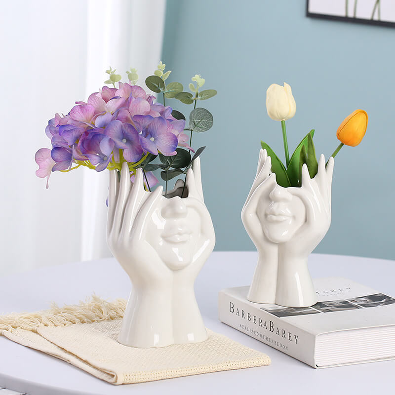 Lighteme Portrait Art Ceramic Vases