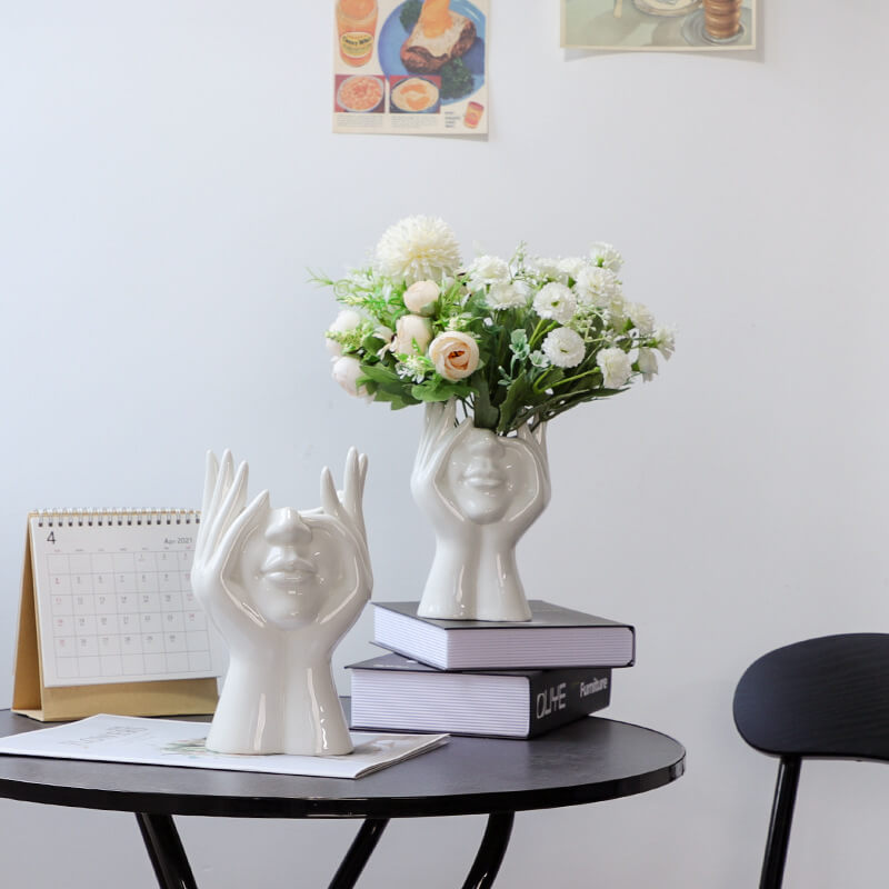 Lighteme Portrait Art Ceramic Vases