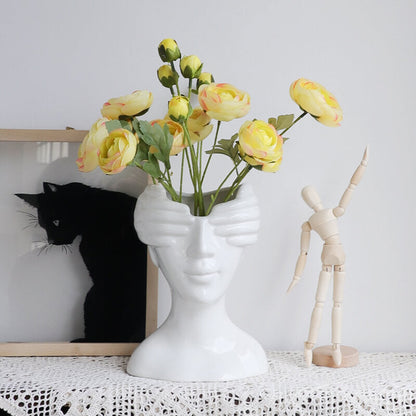Lighteme Portrait Art Ceramic Vases