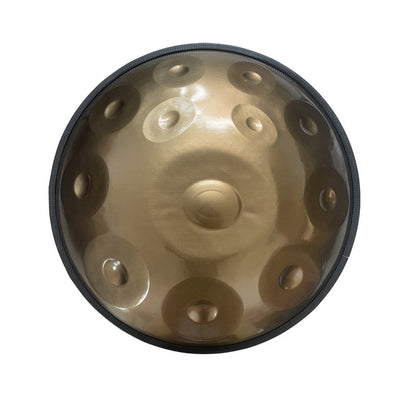 MiSoundofNature Handpan Drum 22 Inch 12 Notes D Minor Kurd Celtic Scale / C Major Stainless Steel Percussion Instrument, Available in 432 Hz and 440 Hz