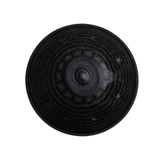 Sanskrit Kurd Celtic D Minor 22 Inch 9/10/12 Notes Stainless Steel / Nitride Steel Handpan Drum, Available in 432 Hz & 440 Hz