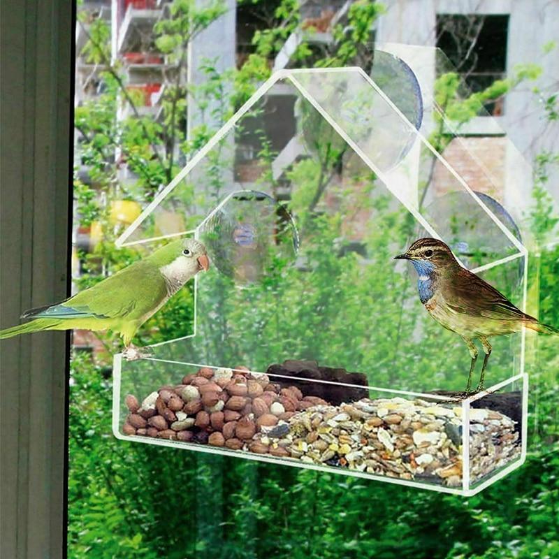 Lighteme Montierbares klares Vogelhäuschen